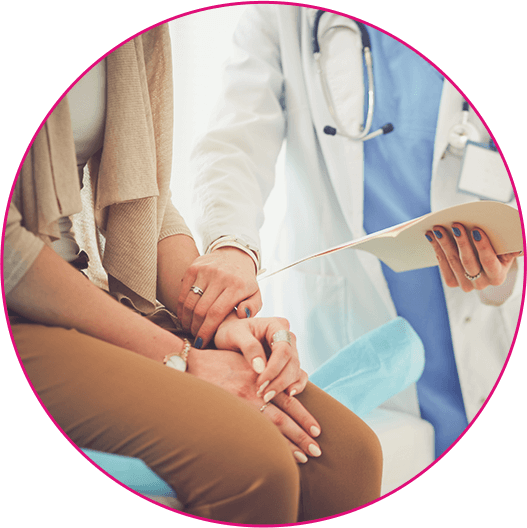 Doctor with a patient